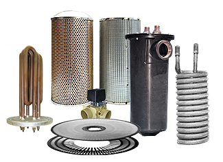 Spare parts for dry cleaning machines